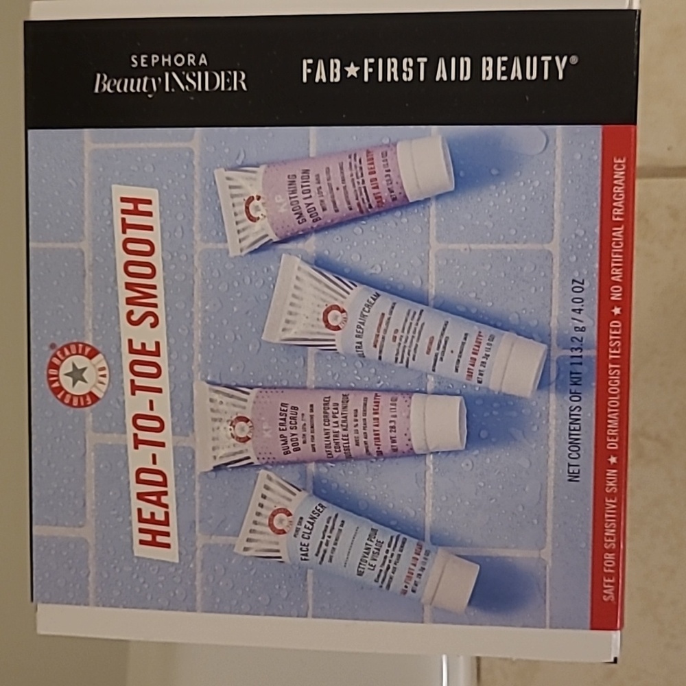 First Aid Beauty brand beauty set